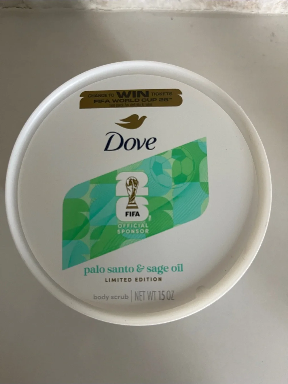 Brand new! $28 Dove Pablo Santo & Sage Oil Body Scrub + Body Spray + Soap